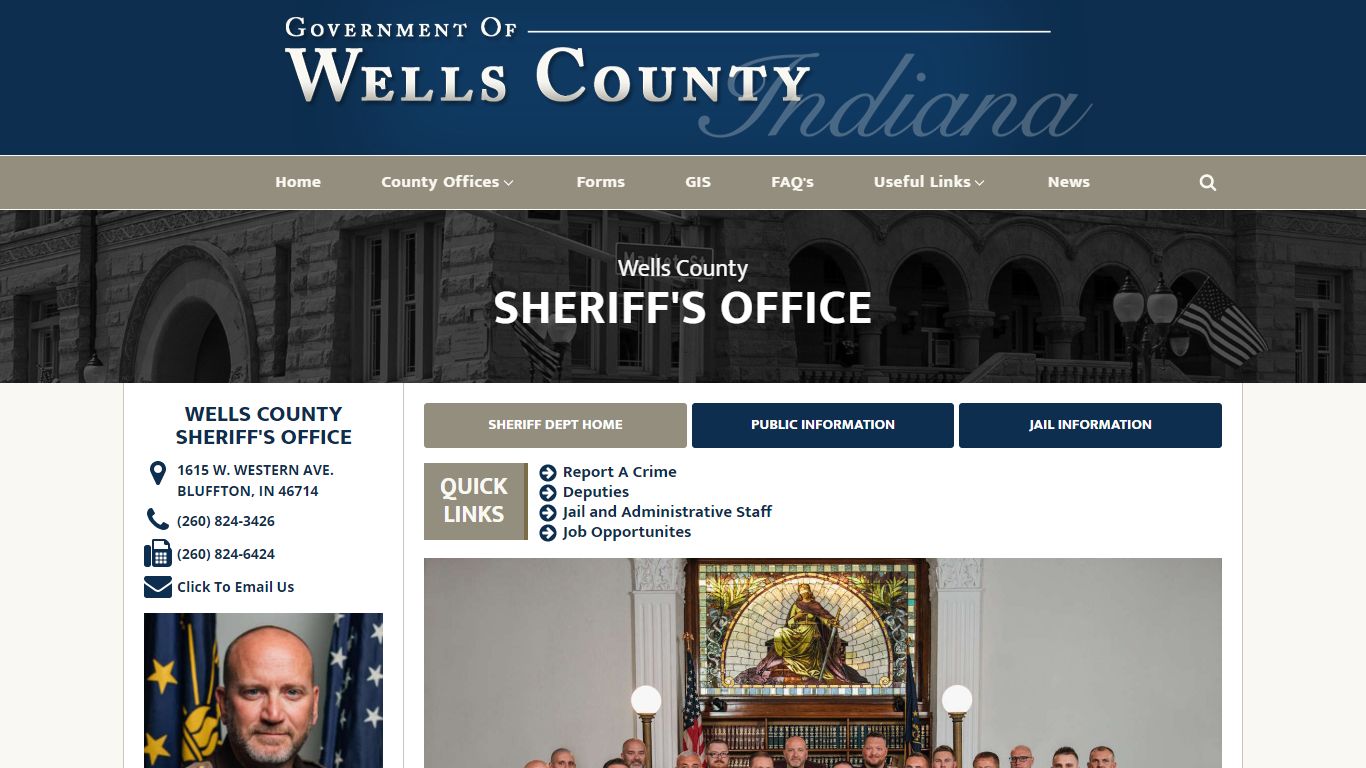 Sheriff's Office - Wells County Indiana
