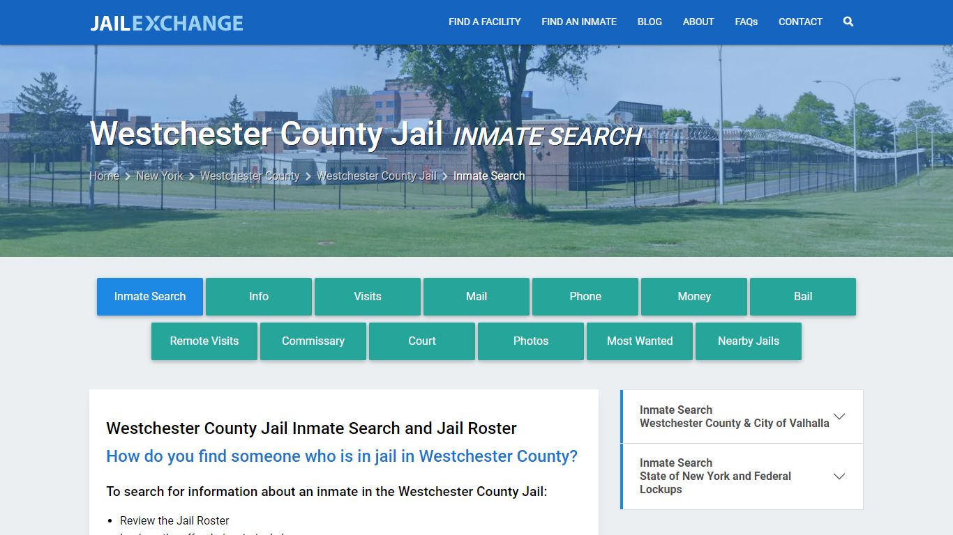 Inmate Search: Roster & Mugshots - Westchester County Jail, NY