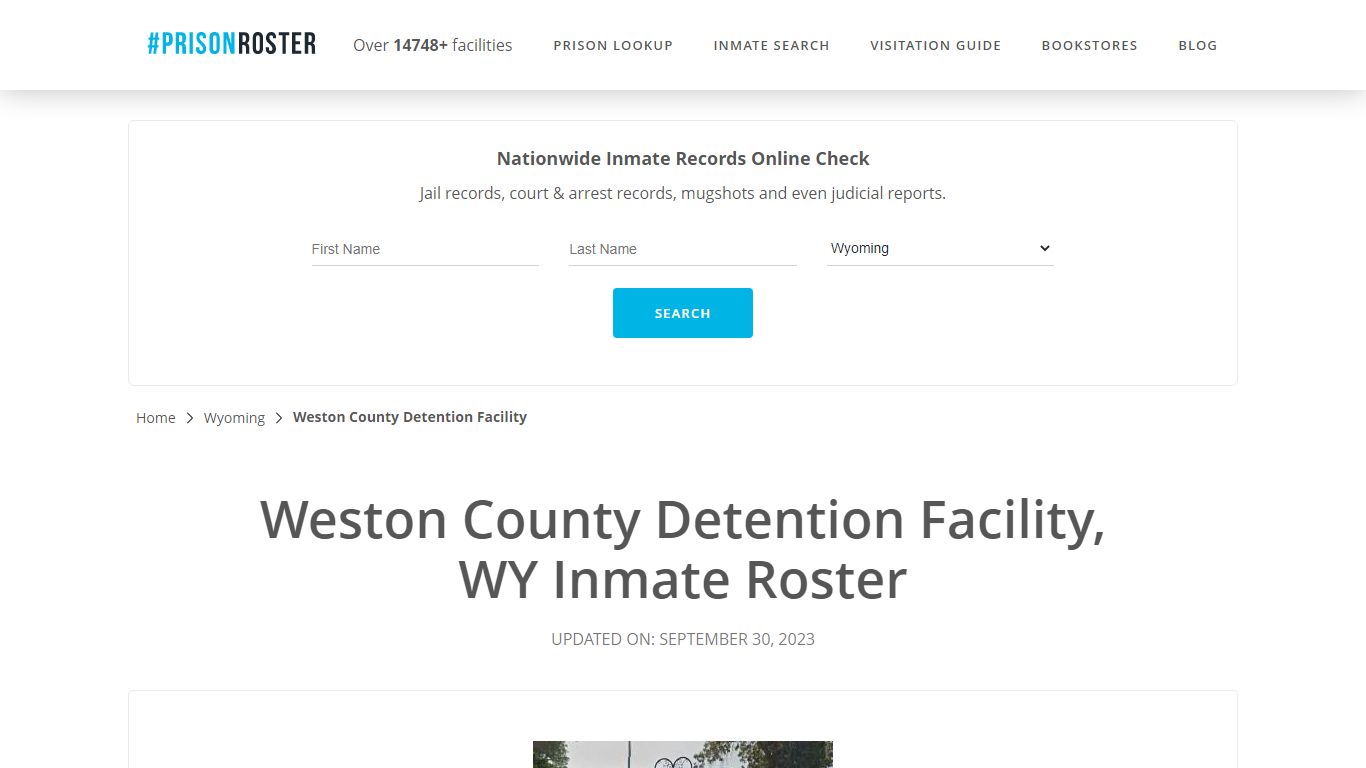 Weston County Detention Facility, WY Inmate Roster - Prisonroster