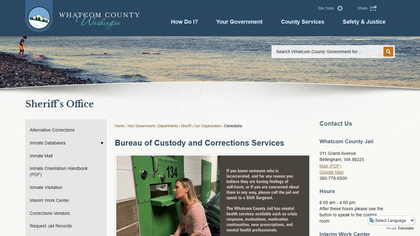 Bureau of Custody and Corrections Services | Whatcom County, WA ...