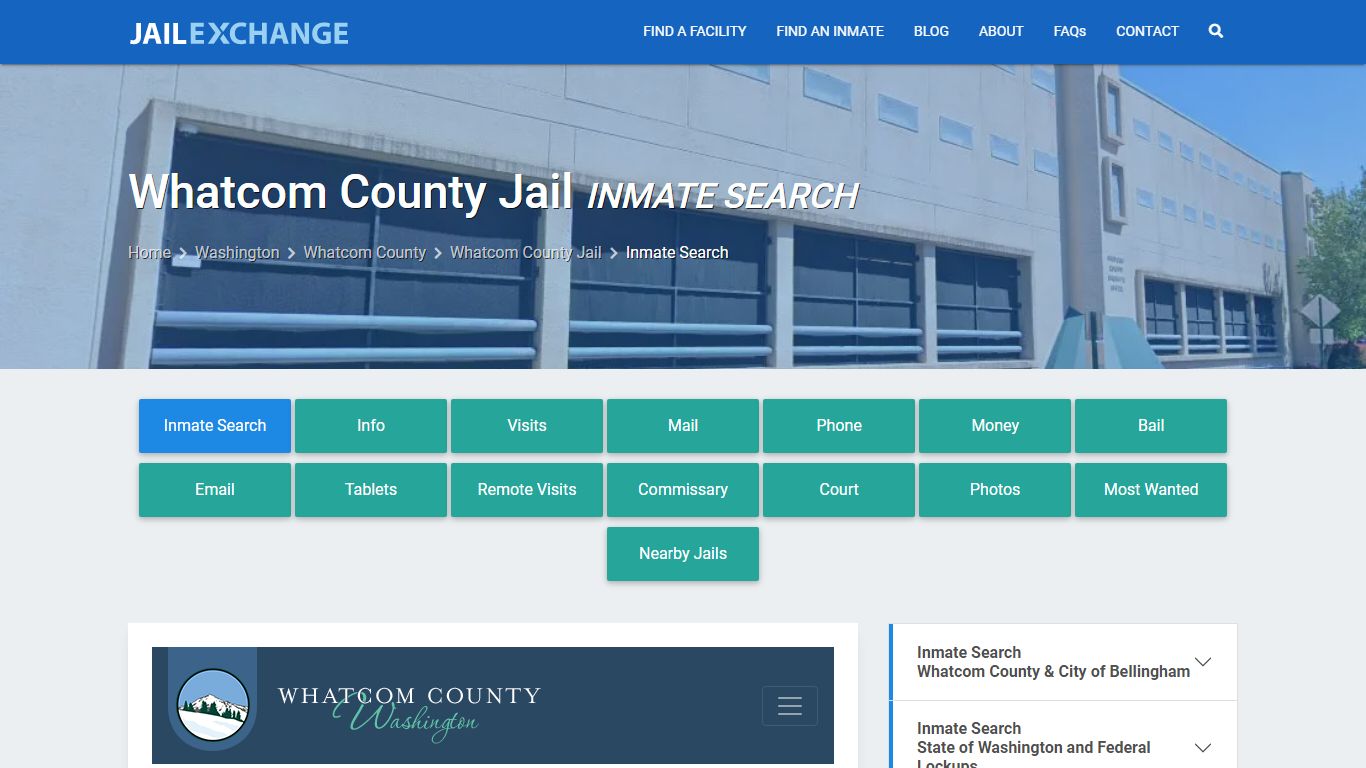 Inmate Search: Roster & Mugshots - Whatcom County Jail, WA