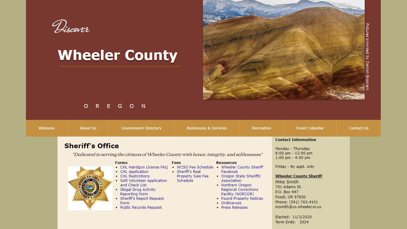 Wheeler County | Sheriff's Office