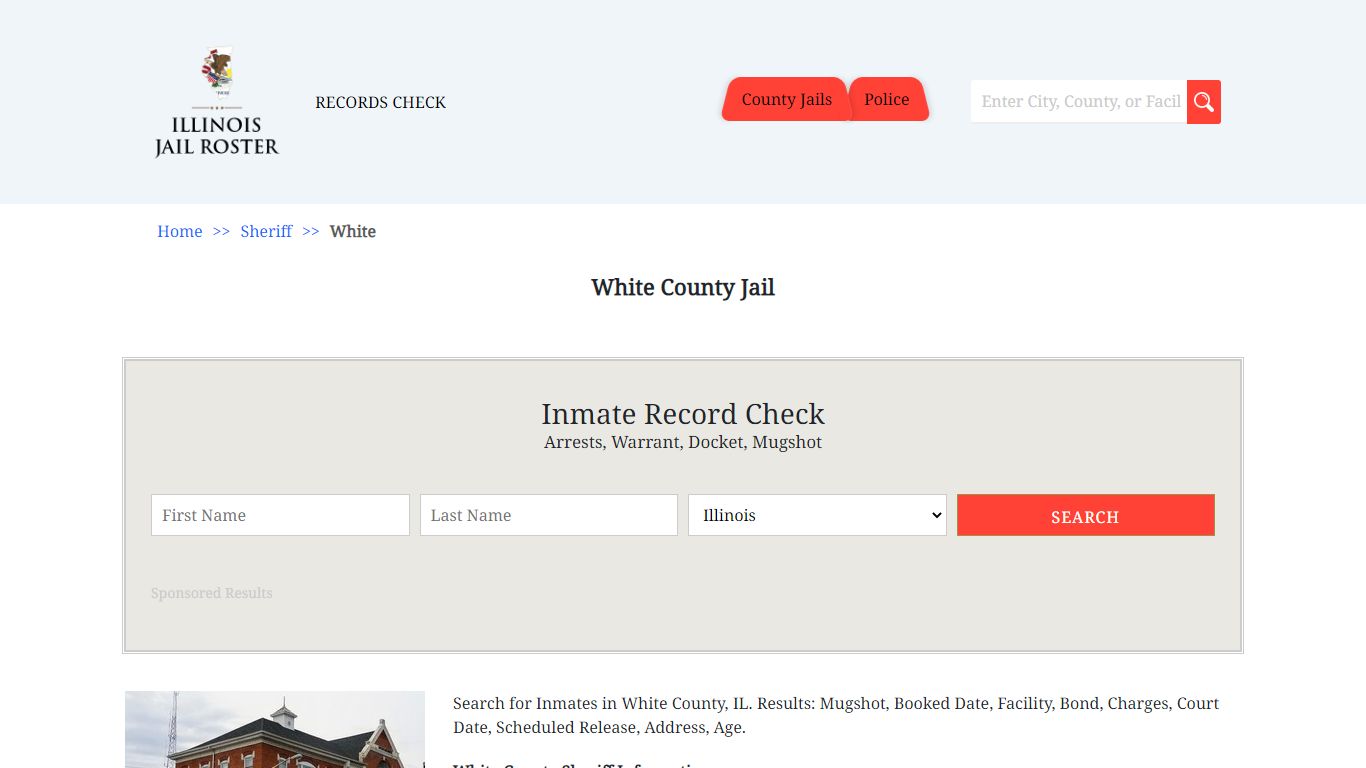 White County Jail | Jail Roster Search