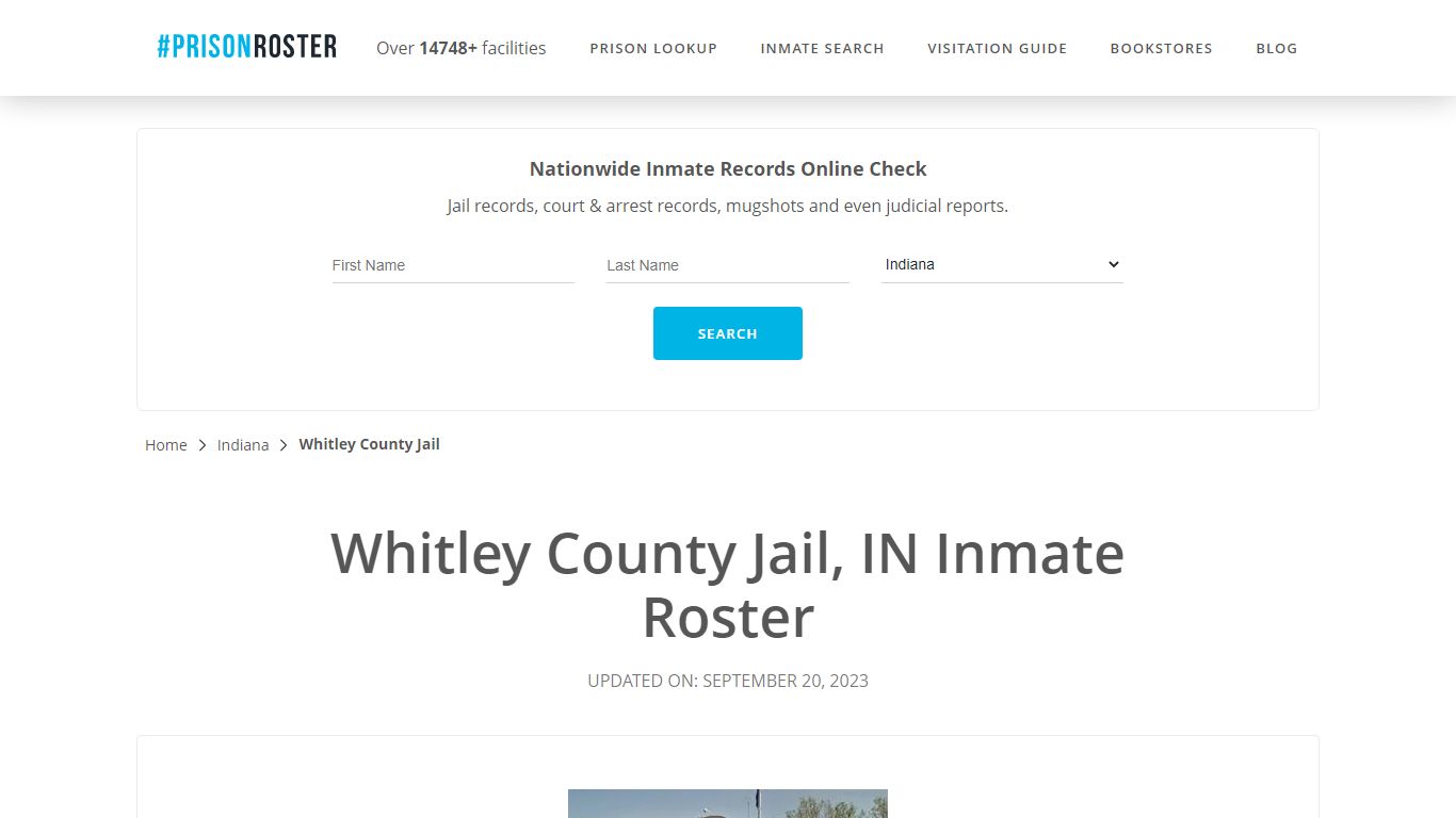 Whitley County Jail, IN Inmate Roster - Prisonroster