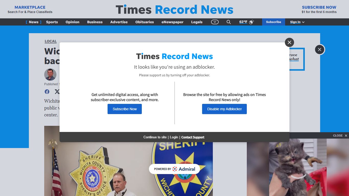 Wichita County inmate mugshots are back online - Times Record News