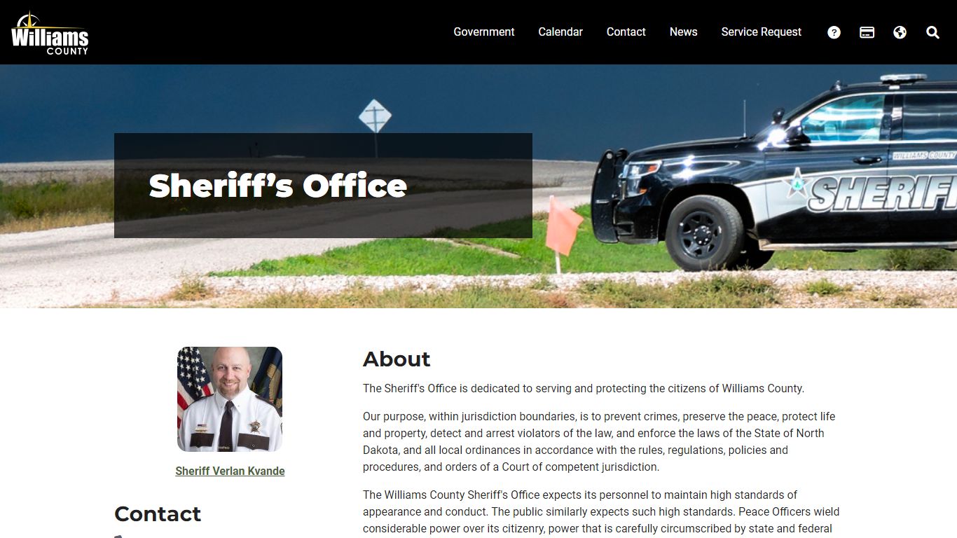 Sheriff's Office - Williams County, ND
