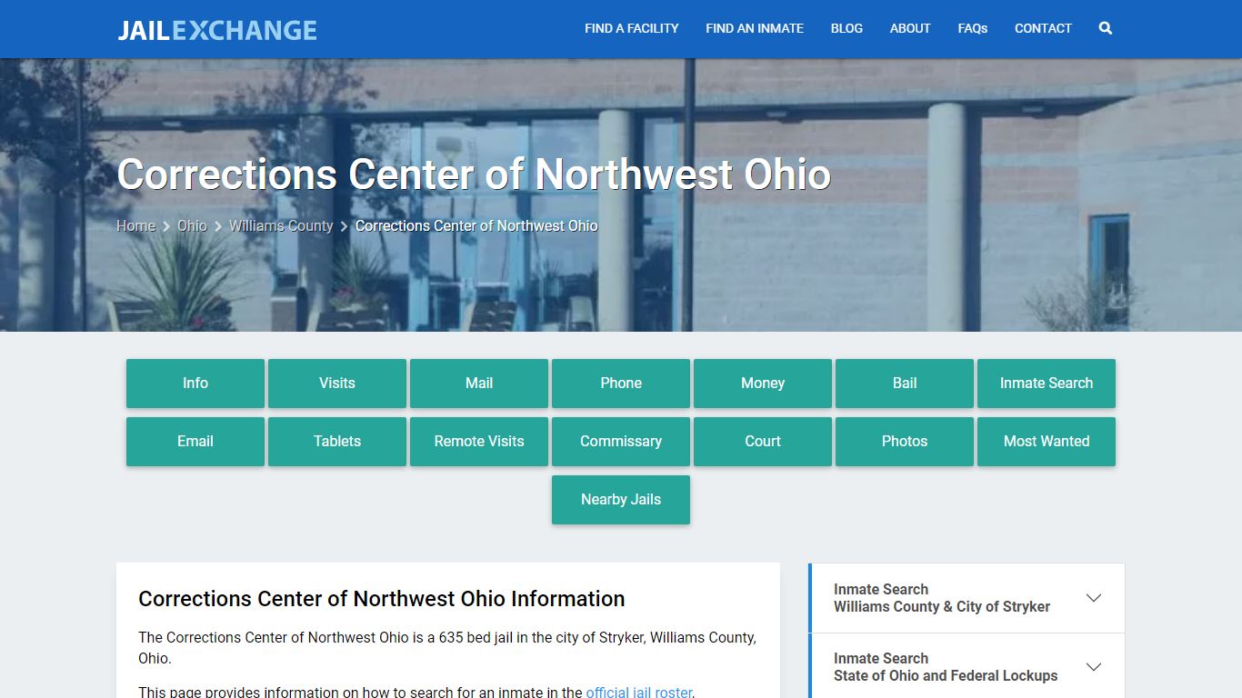 Corrections Center of Northwest Ohio - Jail Exchange