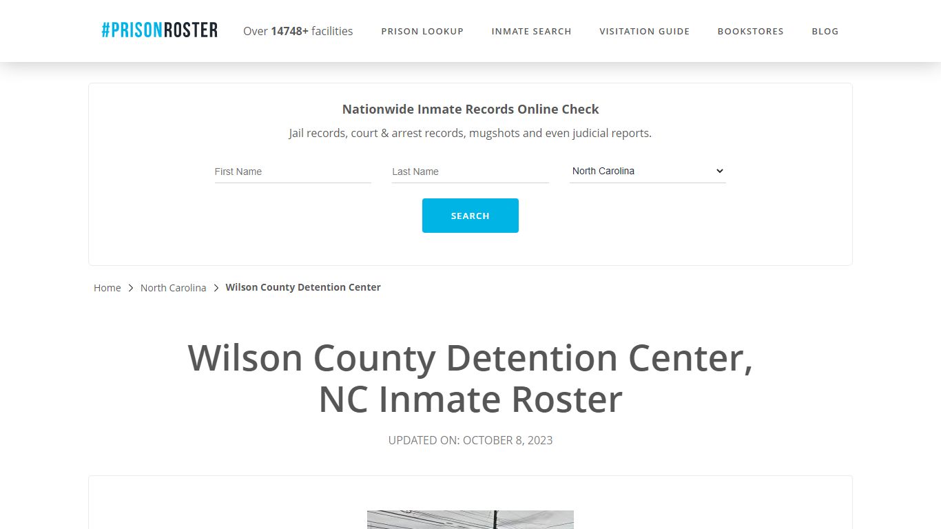 Wilson County Detention Center, NC Inmate Roster - Prisonroster