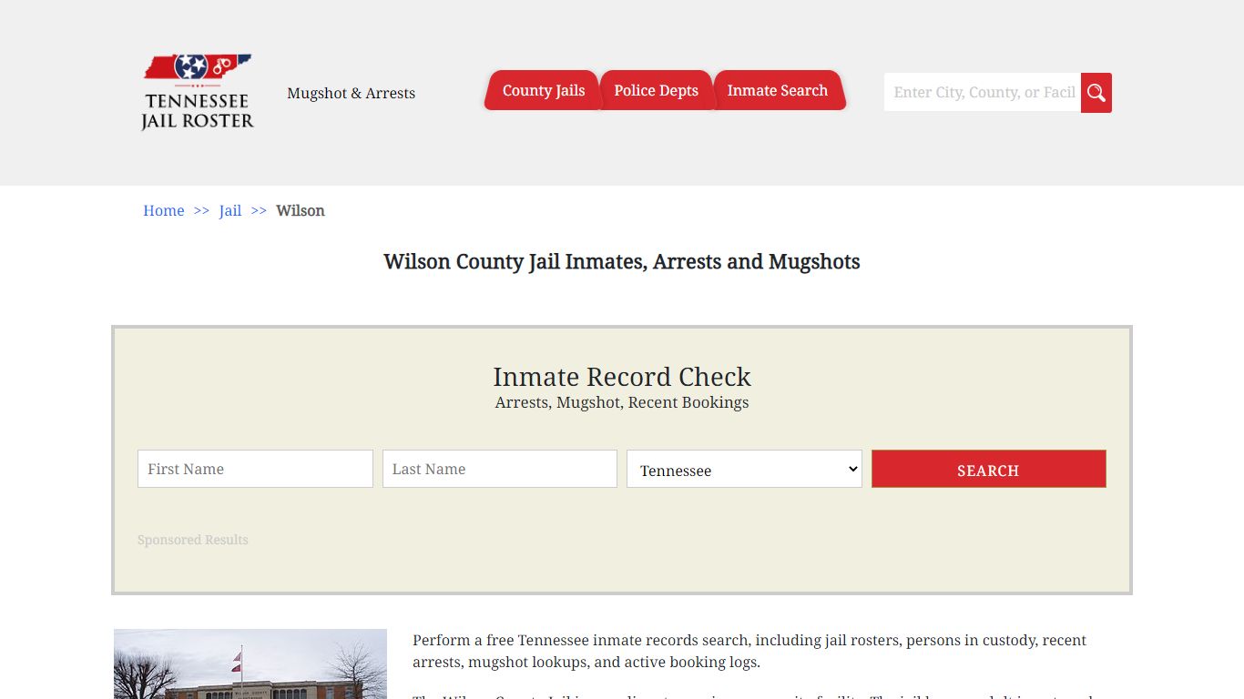 Wilson County Jail Inmates, Arrests and Mugshots - Jail Roster Search