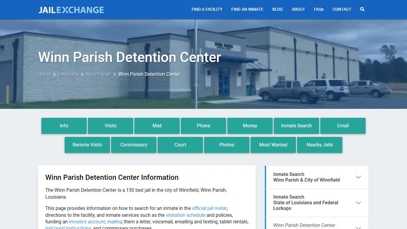 Winn Parish Detention Center, LA Inmate Search, Information - Jail Exchange