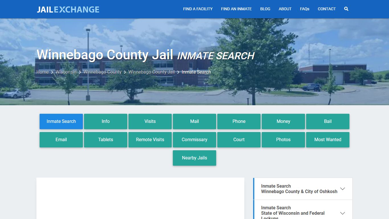 Inmate Search: Roster & Mugshots - Winnebago County Jail, WI