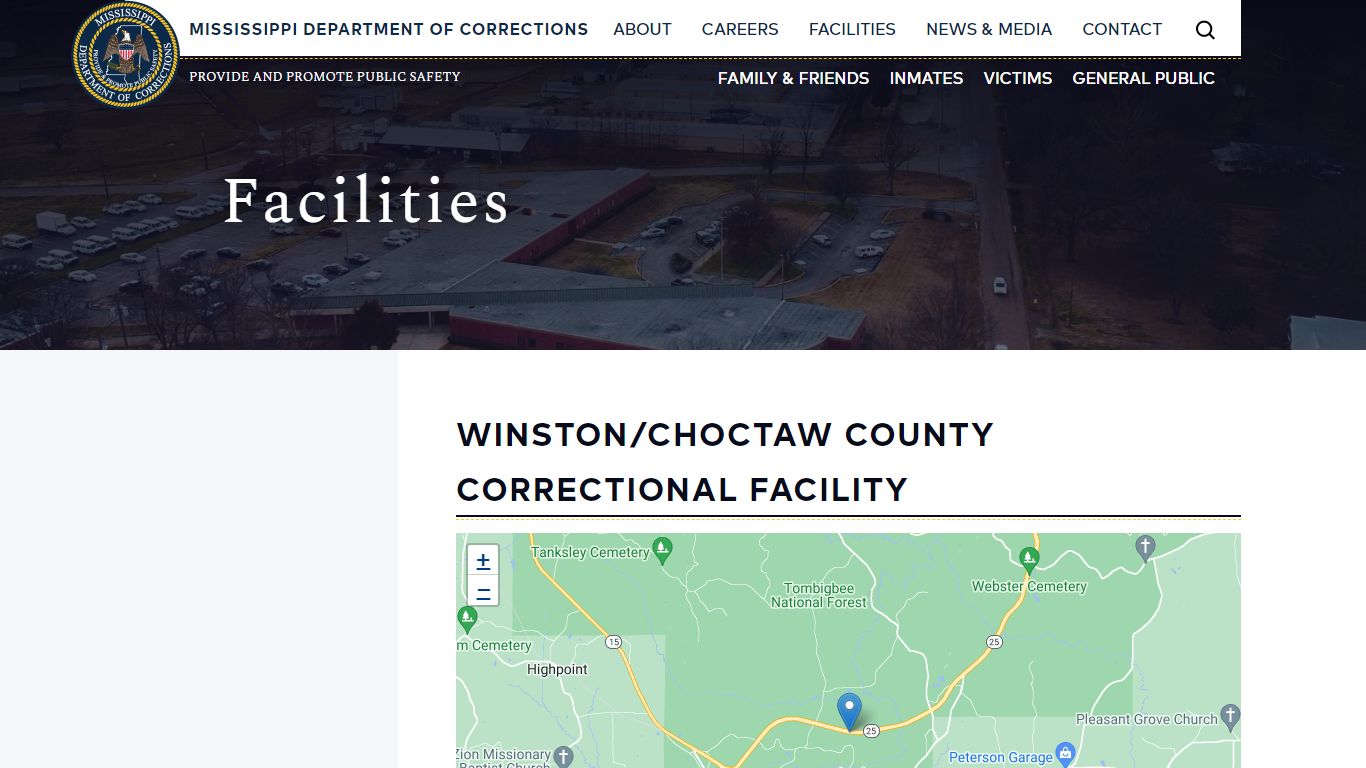 Winston/Choctaw County Correctional Facility | Mississippi Department ...