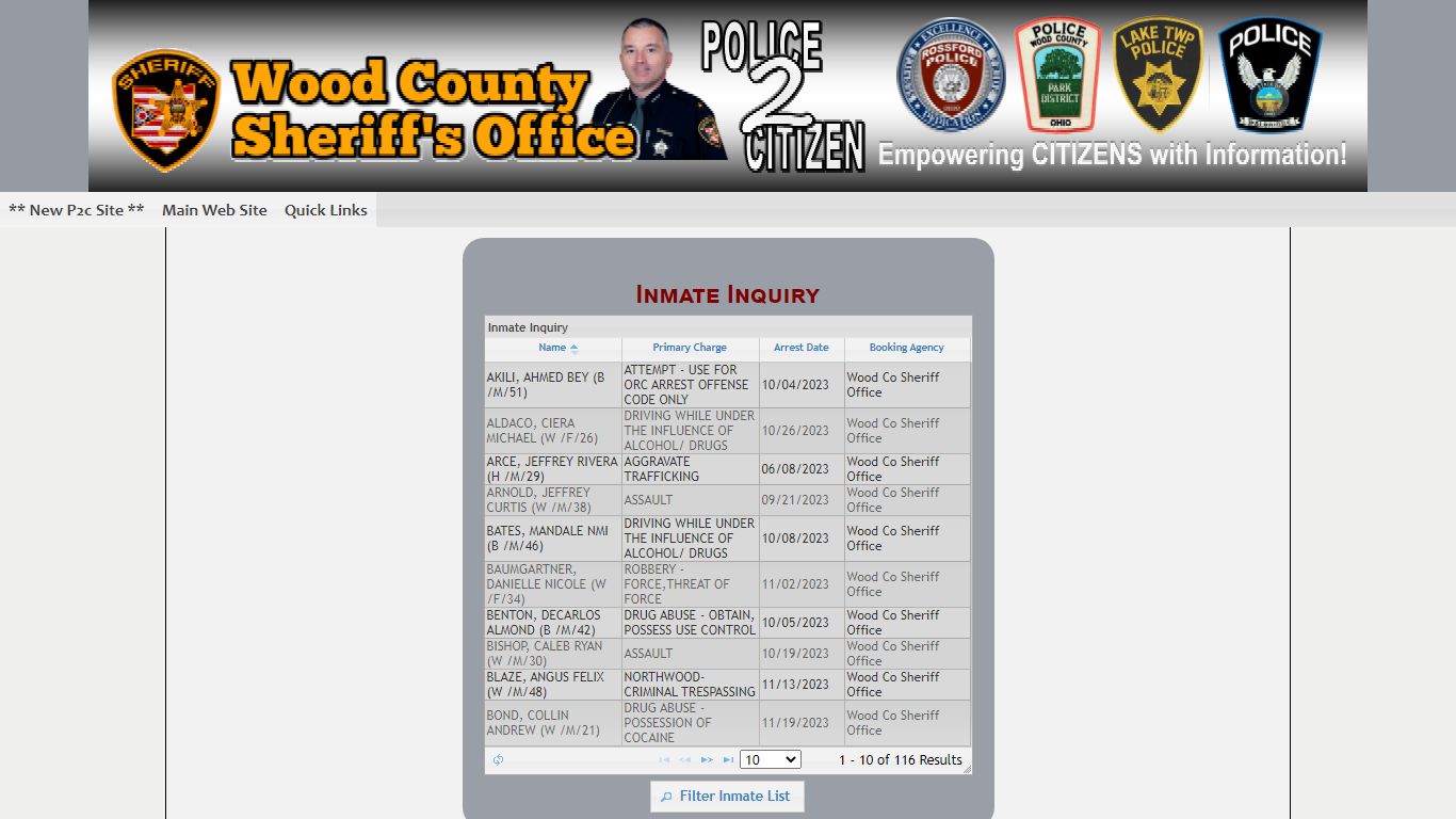 Wood County Sheriff's Office P2C