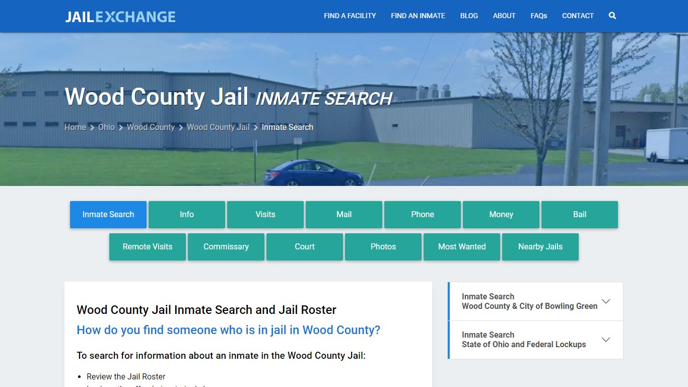 Inmate Search: Roster & Mugshots - Wood County Jail, OH