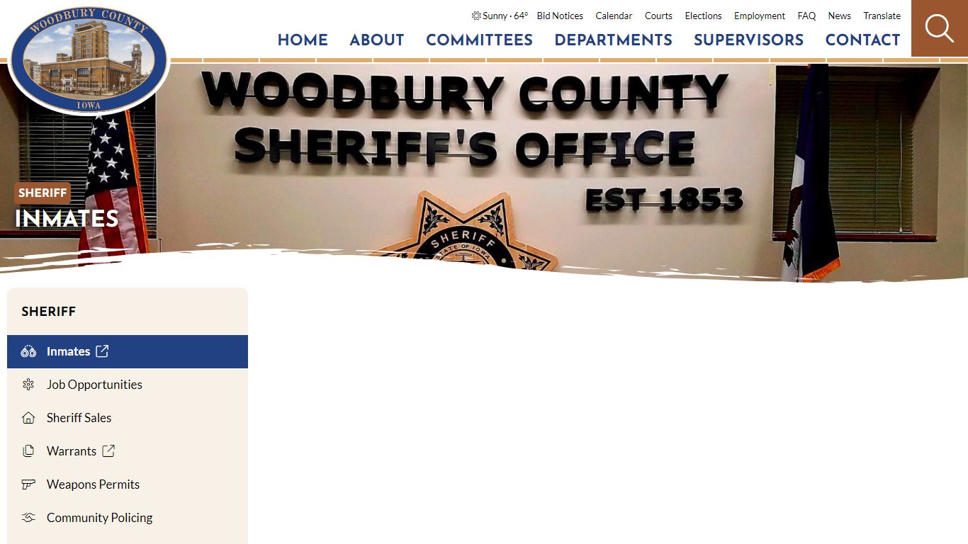 Inmates - Sheriff - Woodbury County, Iowa