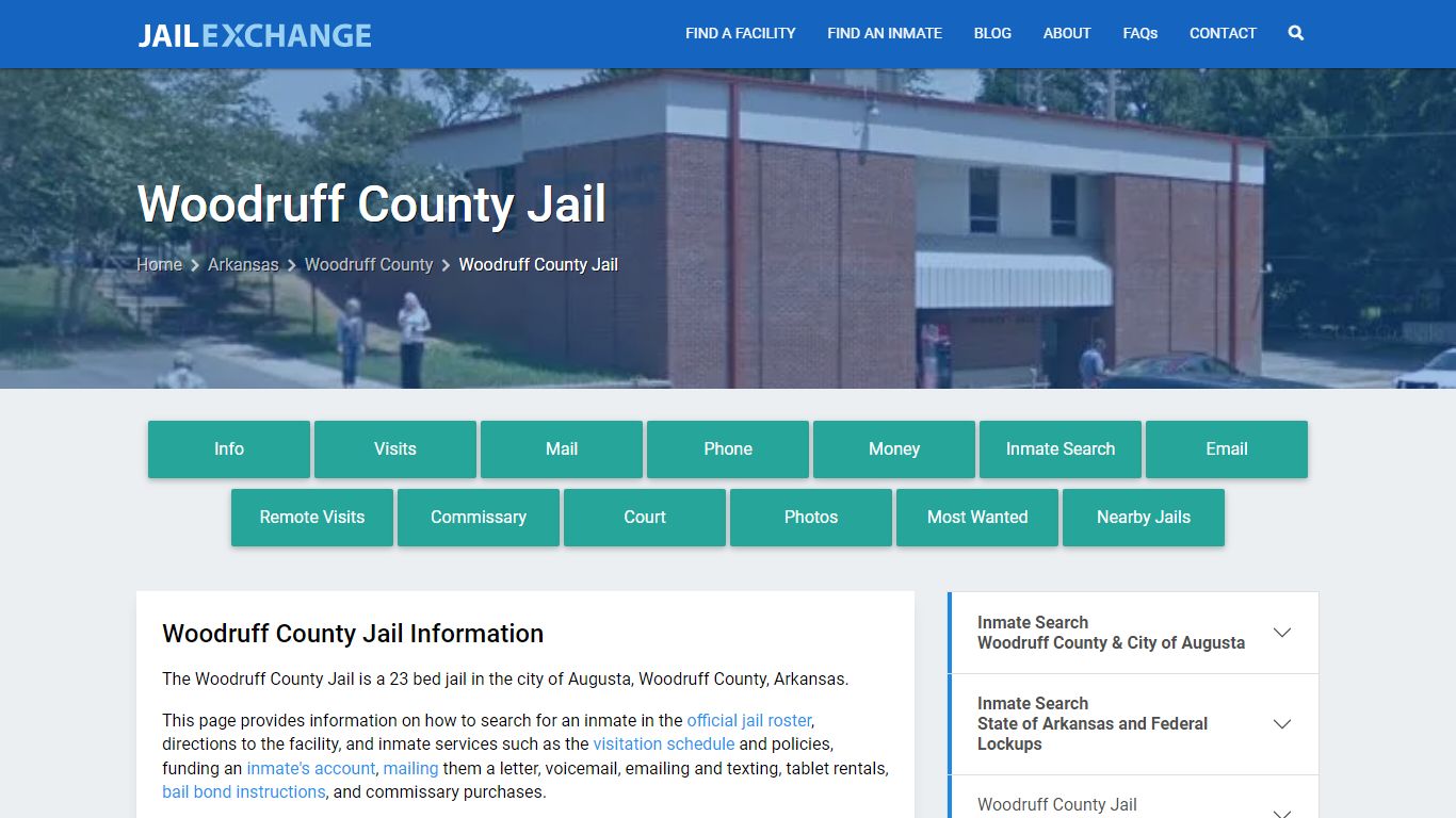 Woodruff County Jail, AR Inmate Search, Information