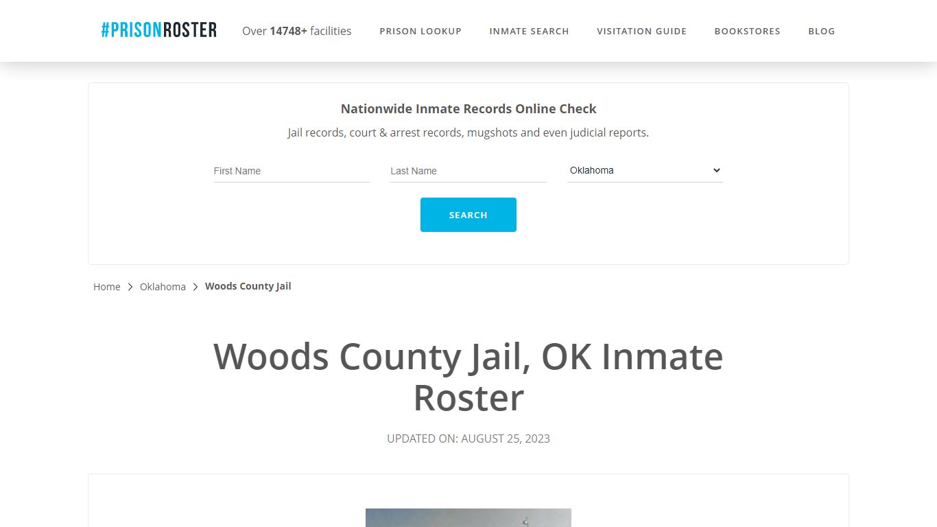 Woods County Jail, OK Inmate Roster - Prisonroster