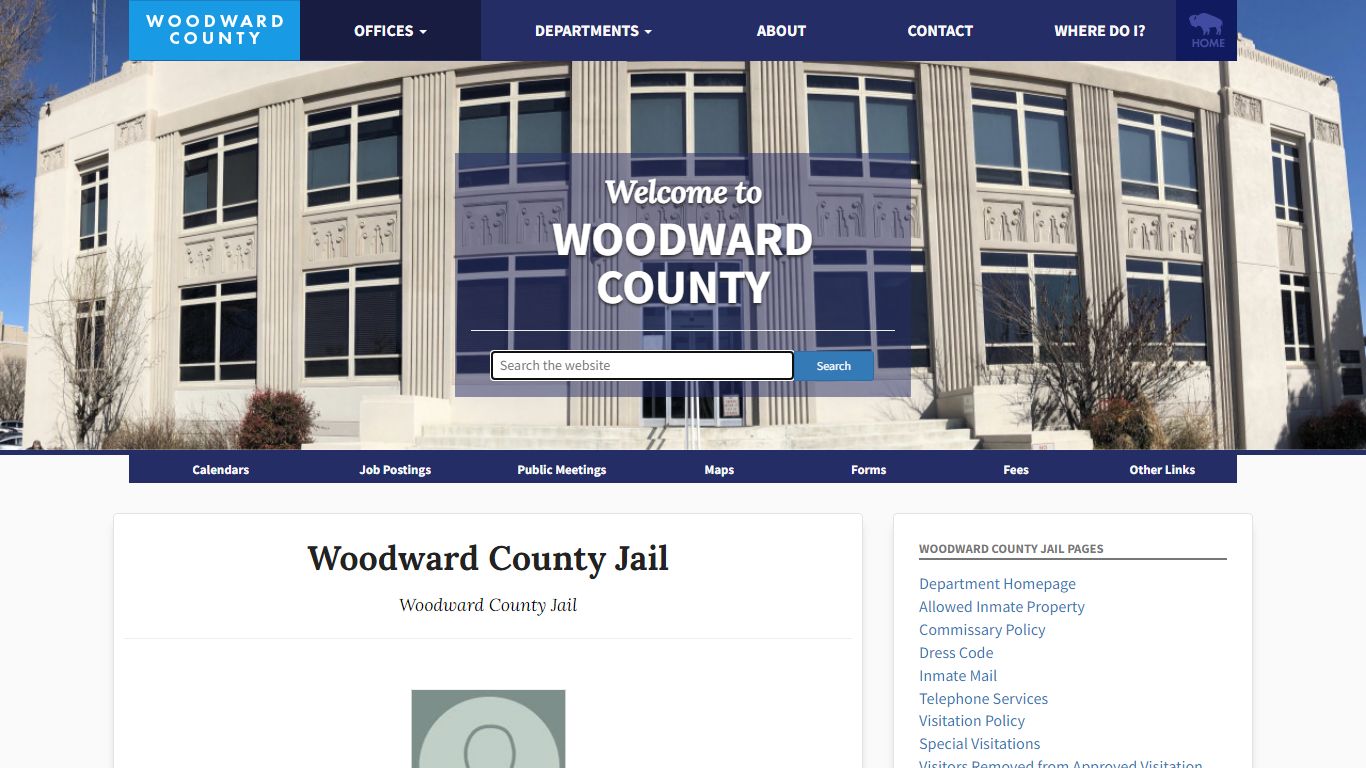 Woodward County Jail - OKCounties.org