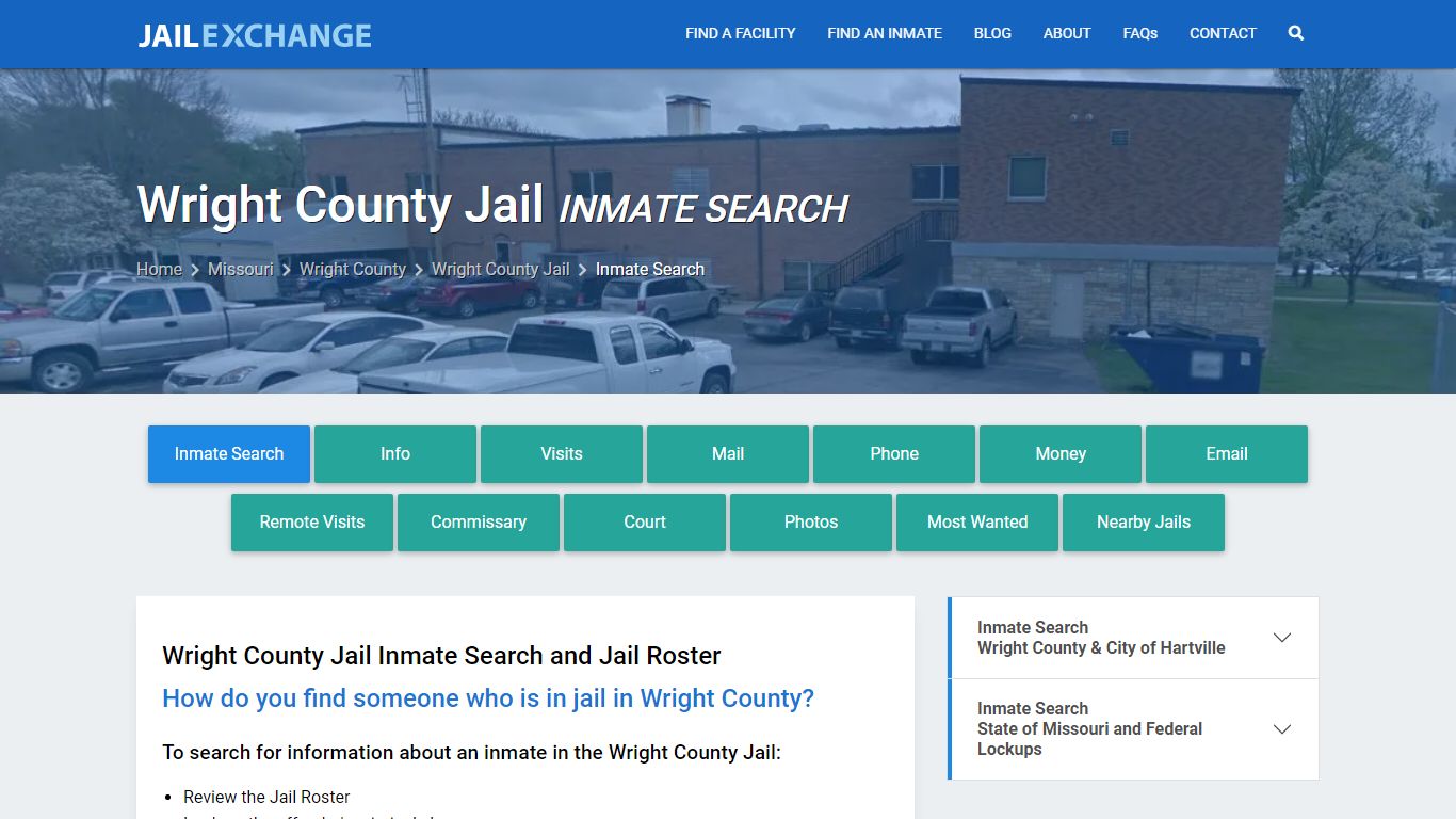 Inmate Search: Roster & Mugshots - Wright County Jail, MO