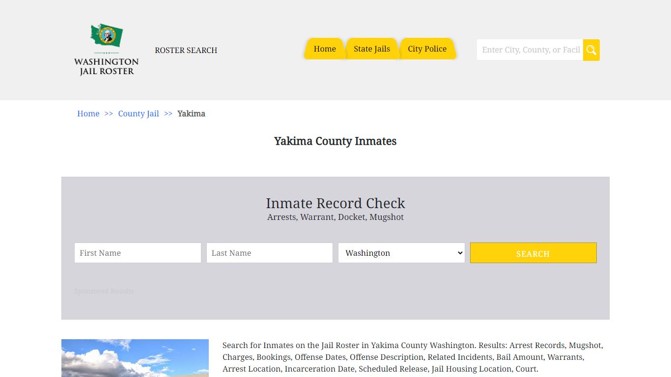 Yakima County Inmates | Jail Roster Search