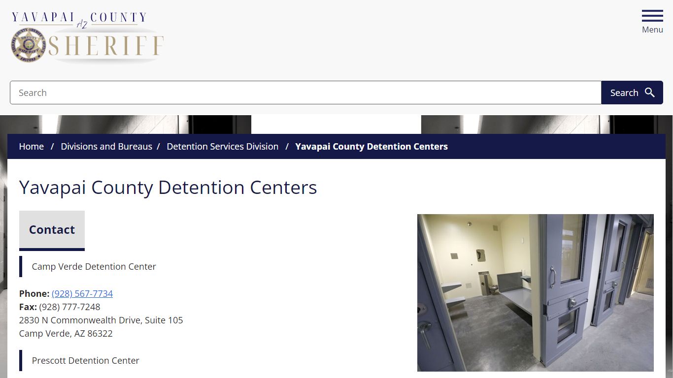 Yavapai County Detention Centers YCSOAZ.gov
