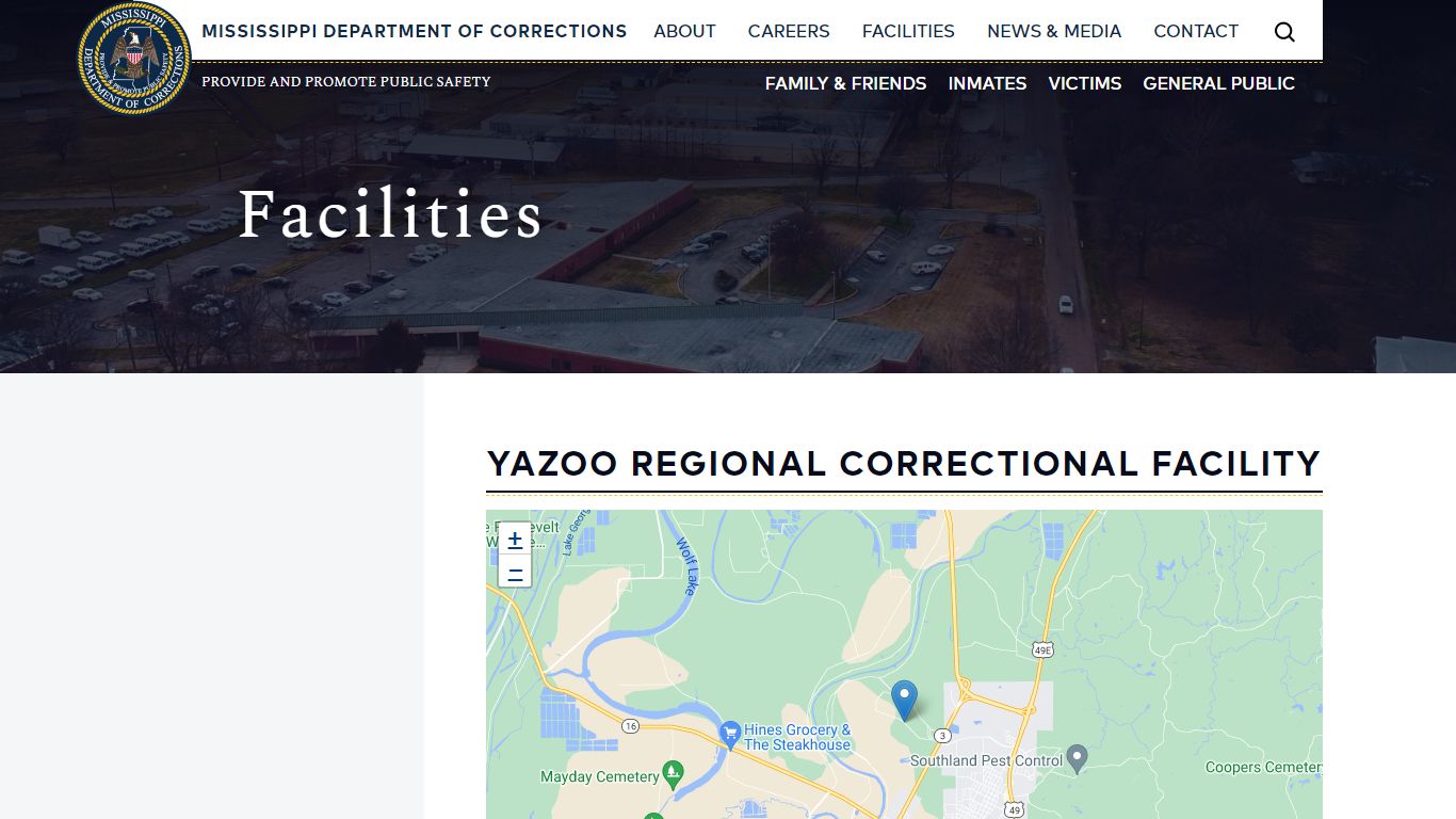 Yazoo Regional Correctional Facility | Mississippi Department of ...