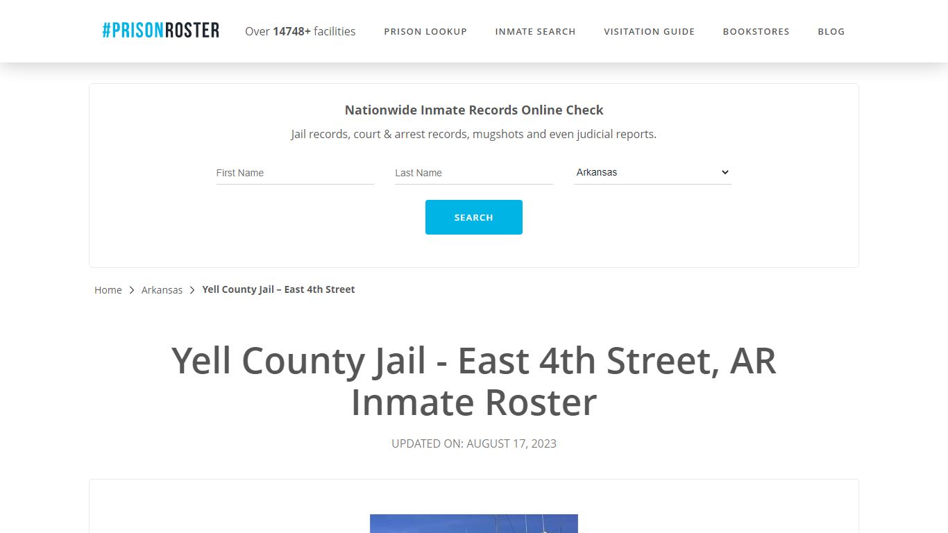 Yell County Jail - East 4th Street, AR Inmate Roster - Prisonroster