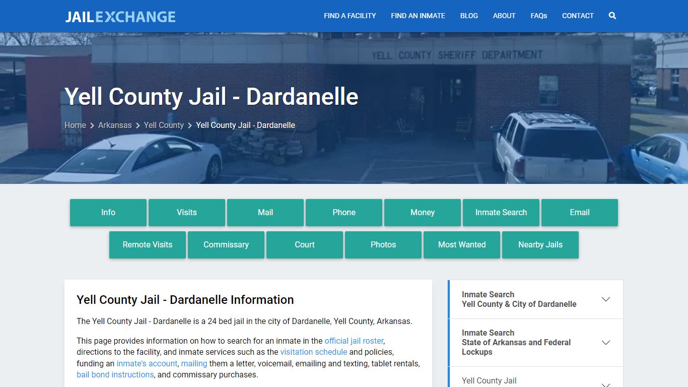 Yell County Jail - Dardanelle, AR Inmate Search, Information
