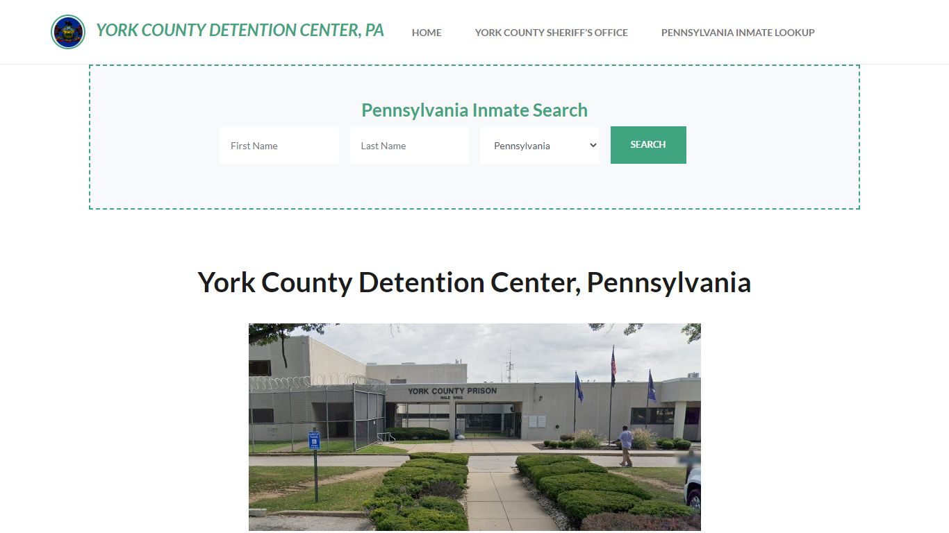 York County Detention Center, PA Inmate Roster, Offender Search
