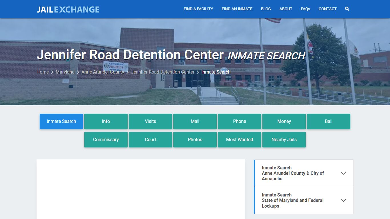 Jennifer Road Detention Center Inmate Search - Jail Exchange