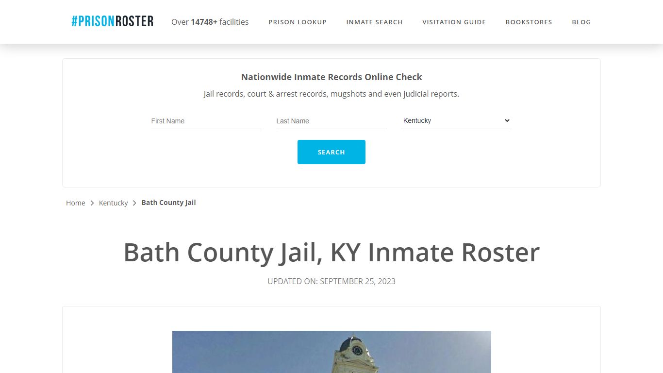 Bath County Jail, KY Inmate Roster - Prisonroster