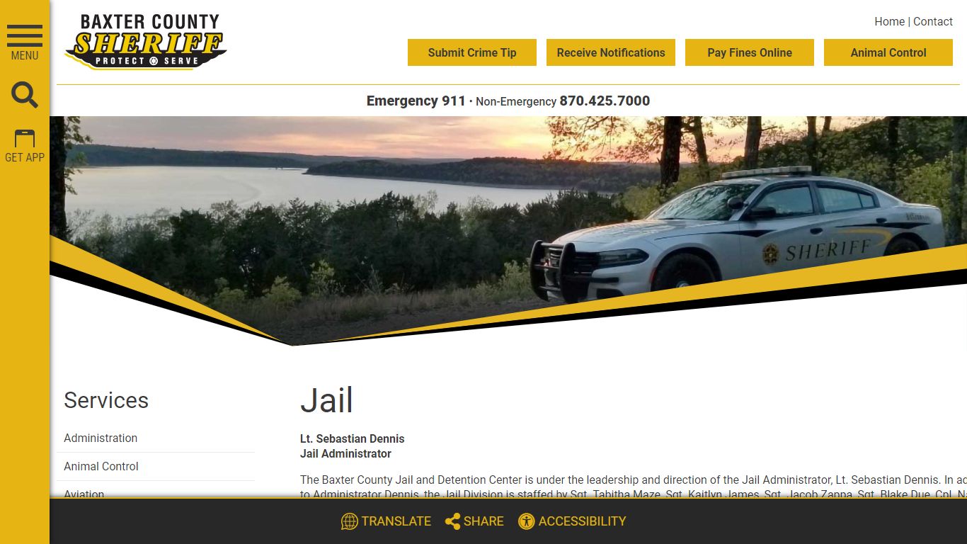 Jail - Baxter County Sheriff's Office