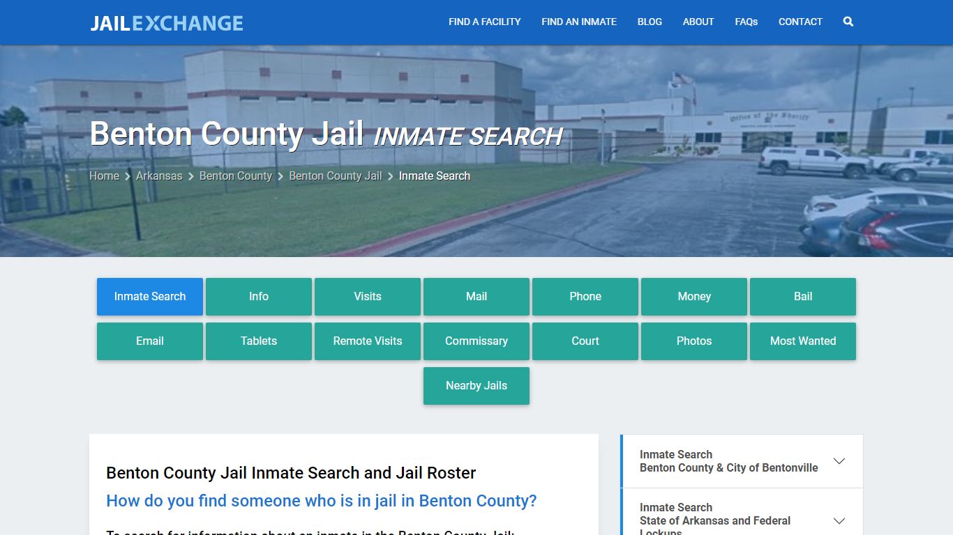 Inmate Search: Roster & Mugshots - Benton County Jail, AR