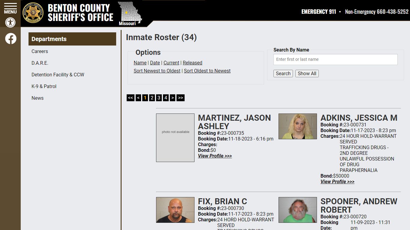 Inmate Roster - Benton County MO Sheriff’s Office