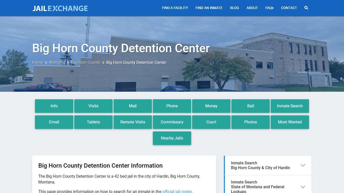 Big Horn County Detention Center - Jail Exchange