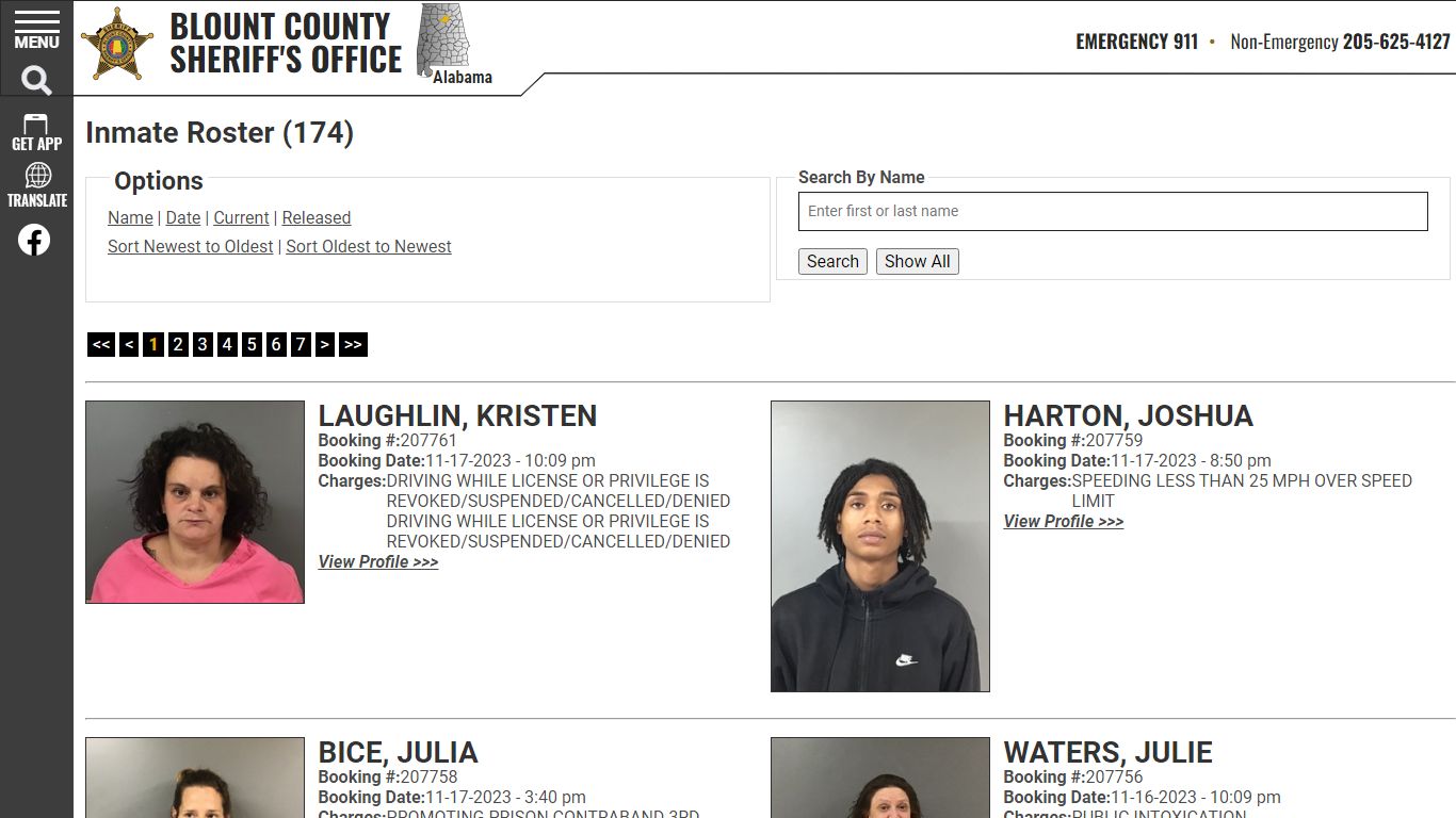 Inmate Roster - Current Inmates Booking Date Descending - Blount County ...