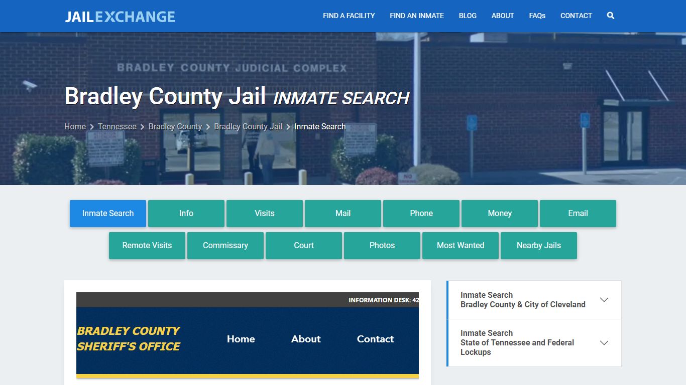 Inmate Search: Roster & Mugshots - Bradley County Jail, TN