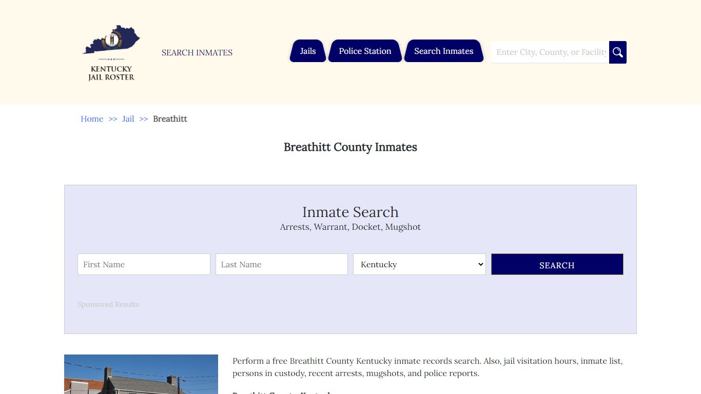 Breathitt County Inmates | Jail Roster Search