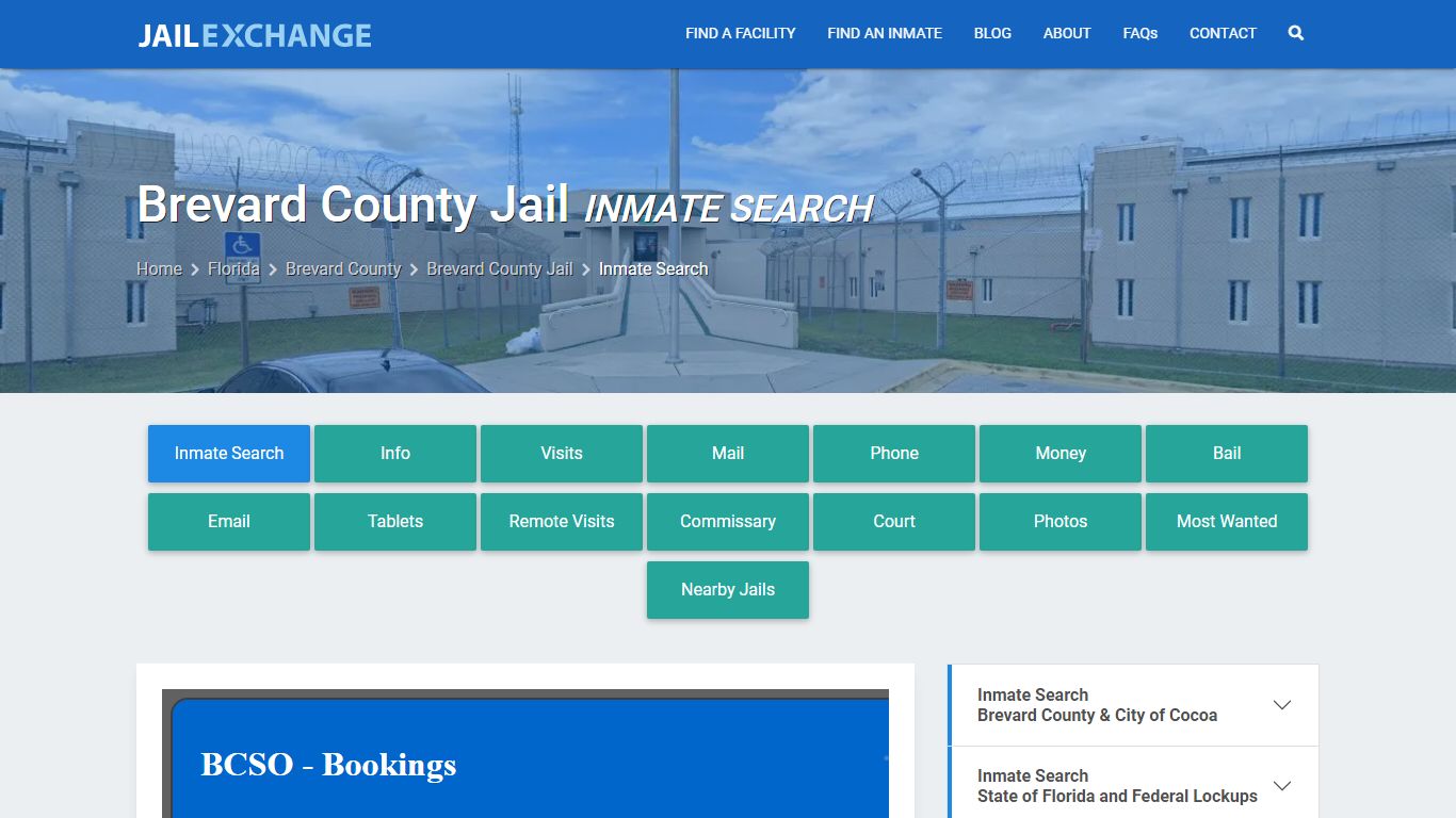 Inmate Search: Roster & Mugshots - Brevard County Jail, FL