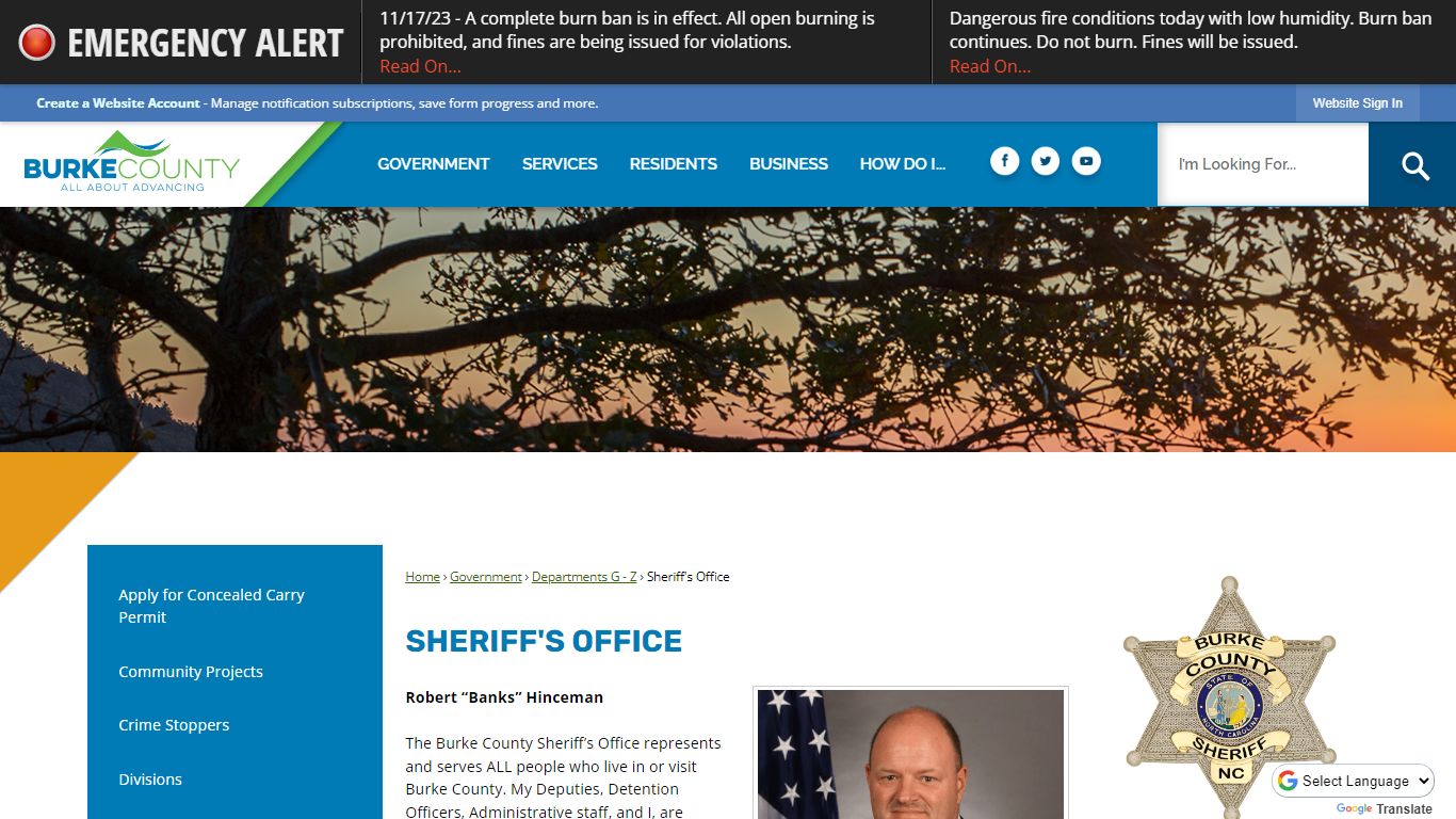 Sheriff's Office | Burke County, NC - burkenc.org