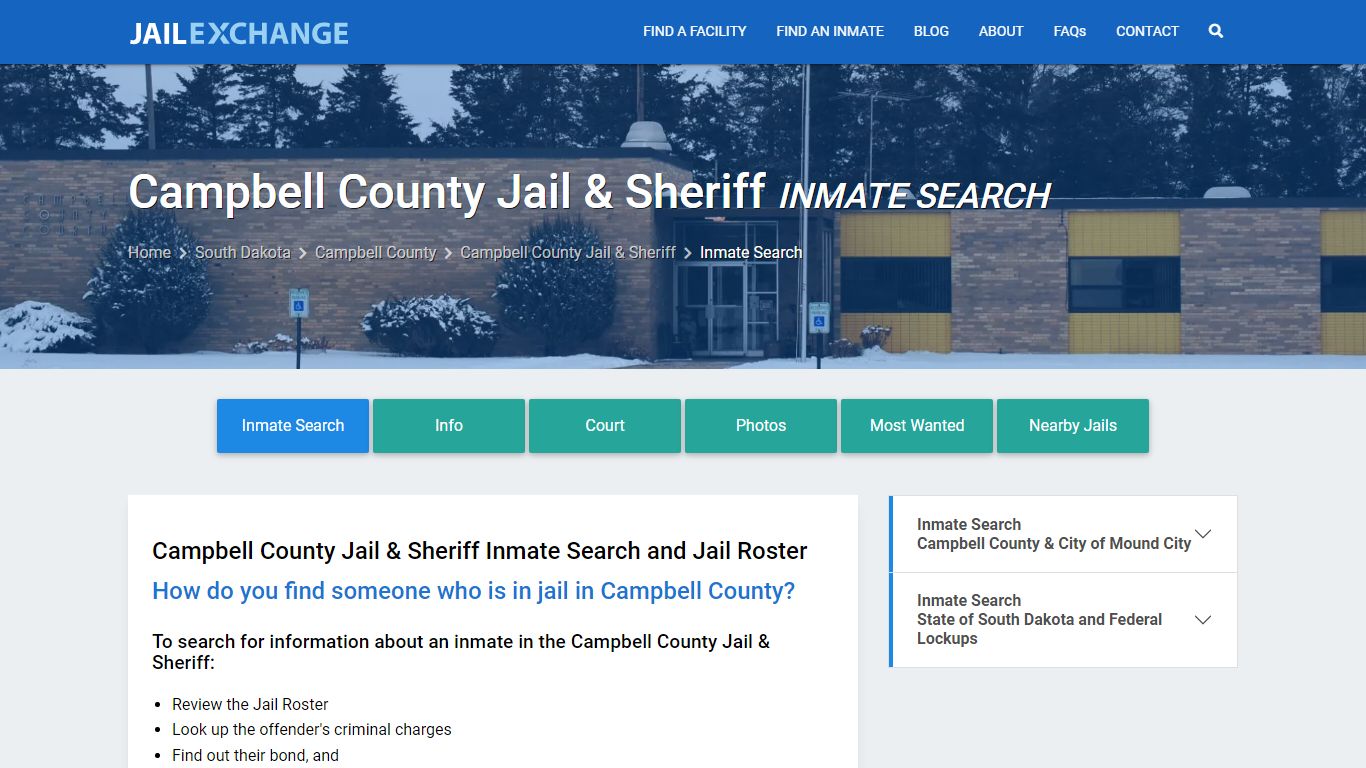 Campbell County Jail & Sheriff Inmate Search - Jail Exchange