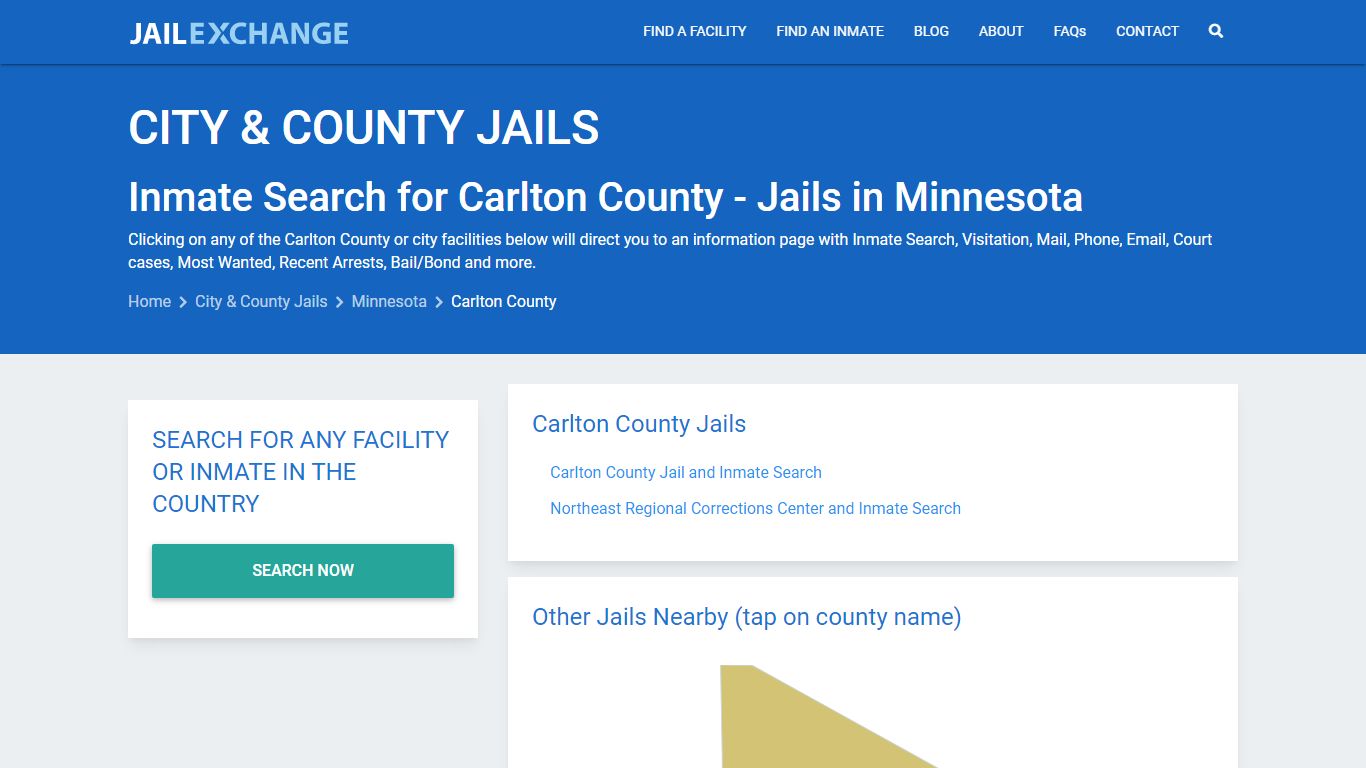 Inmate Search for Carlton County | Jails in Minnesota - Jail Exchange