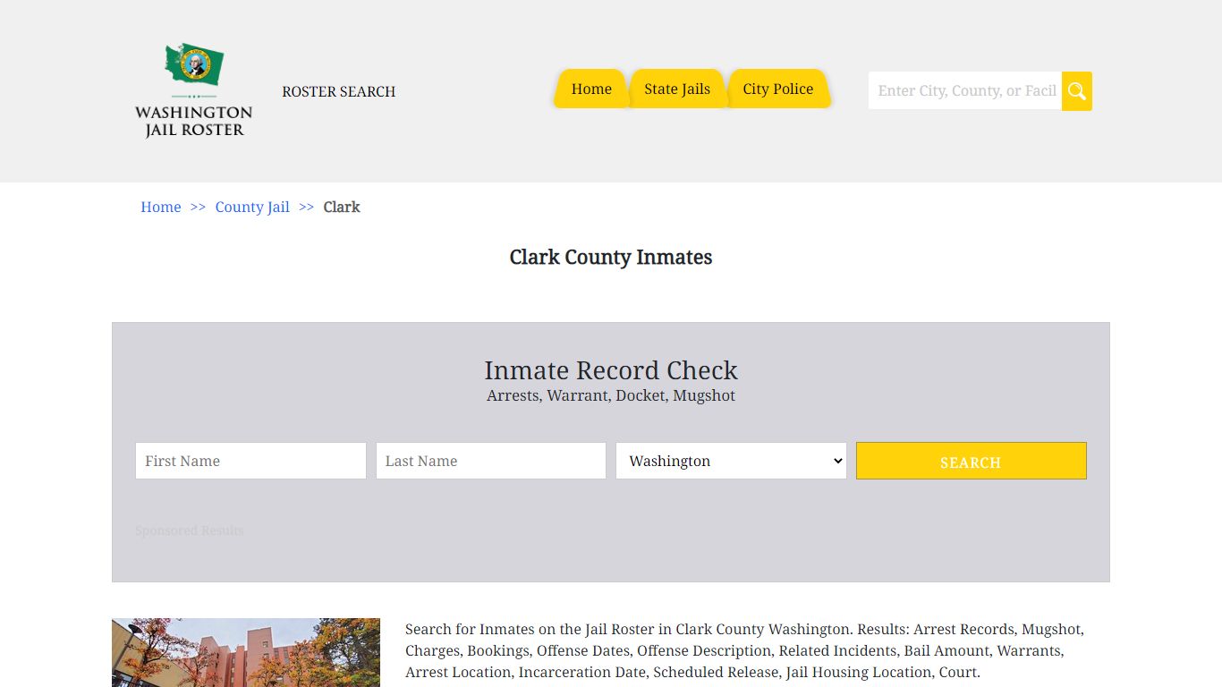 Clark County Inmates | Jail Roster Search