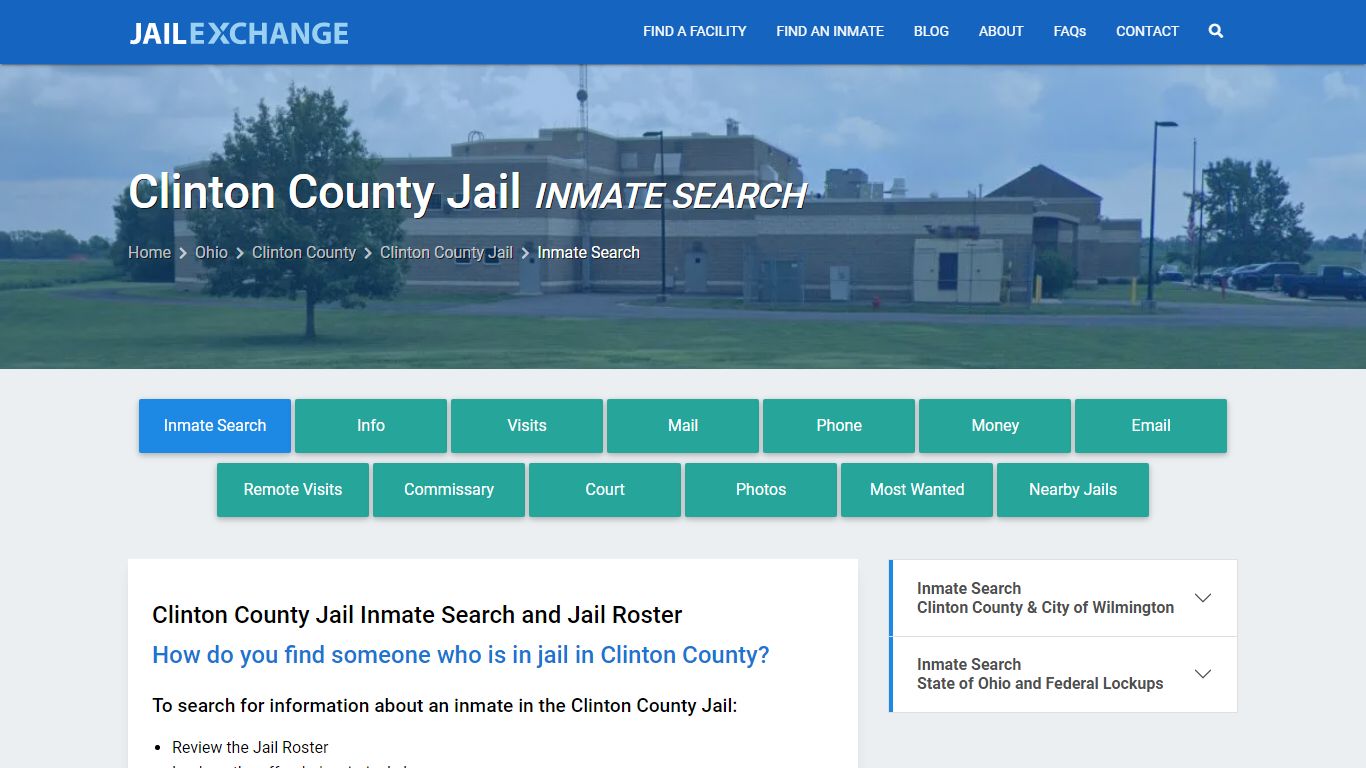 Clinton County Jail Inmate Search - Jail Exchange