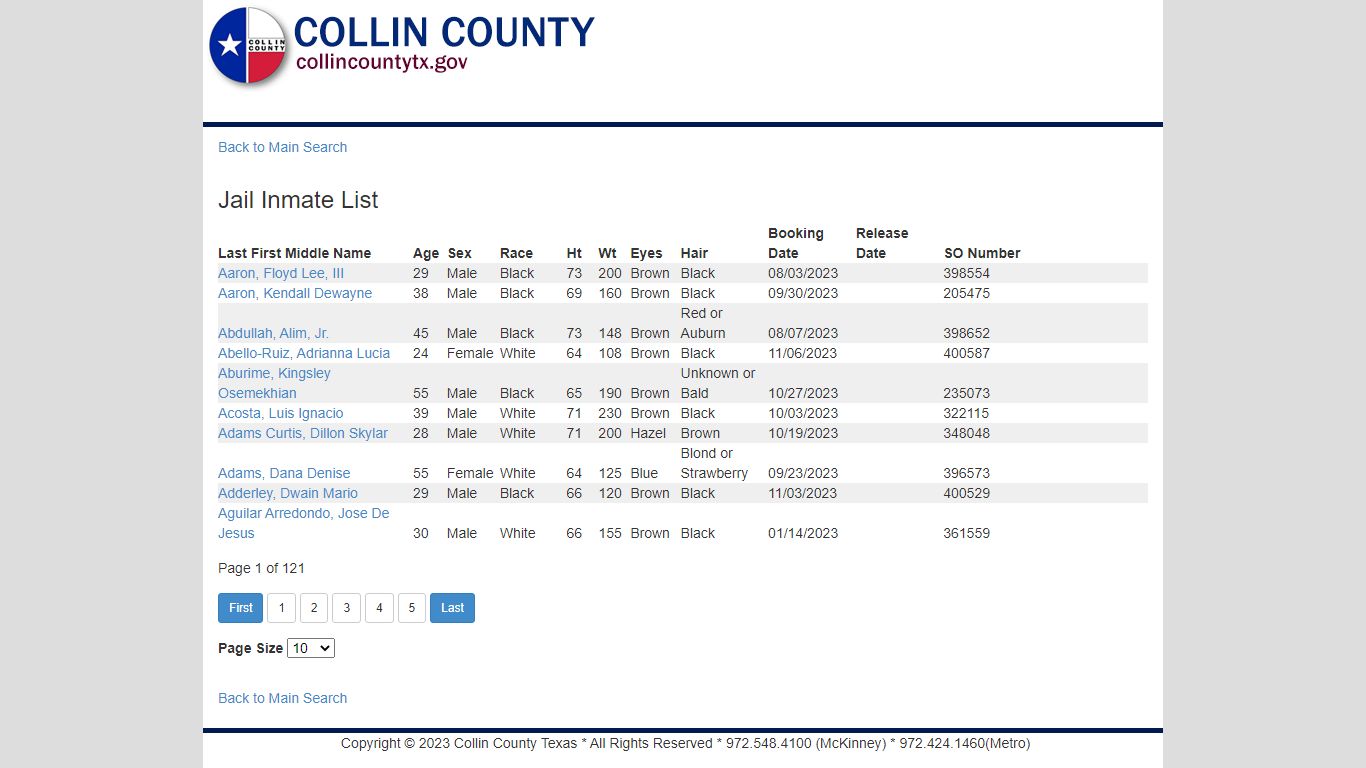 Judicial Online Search - collincountytx.gov