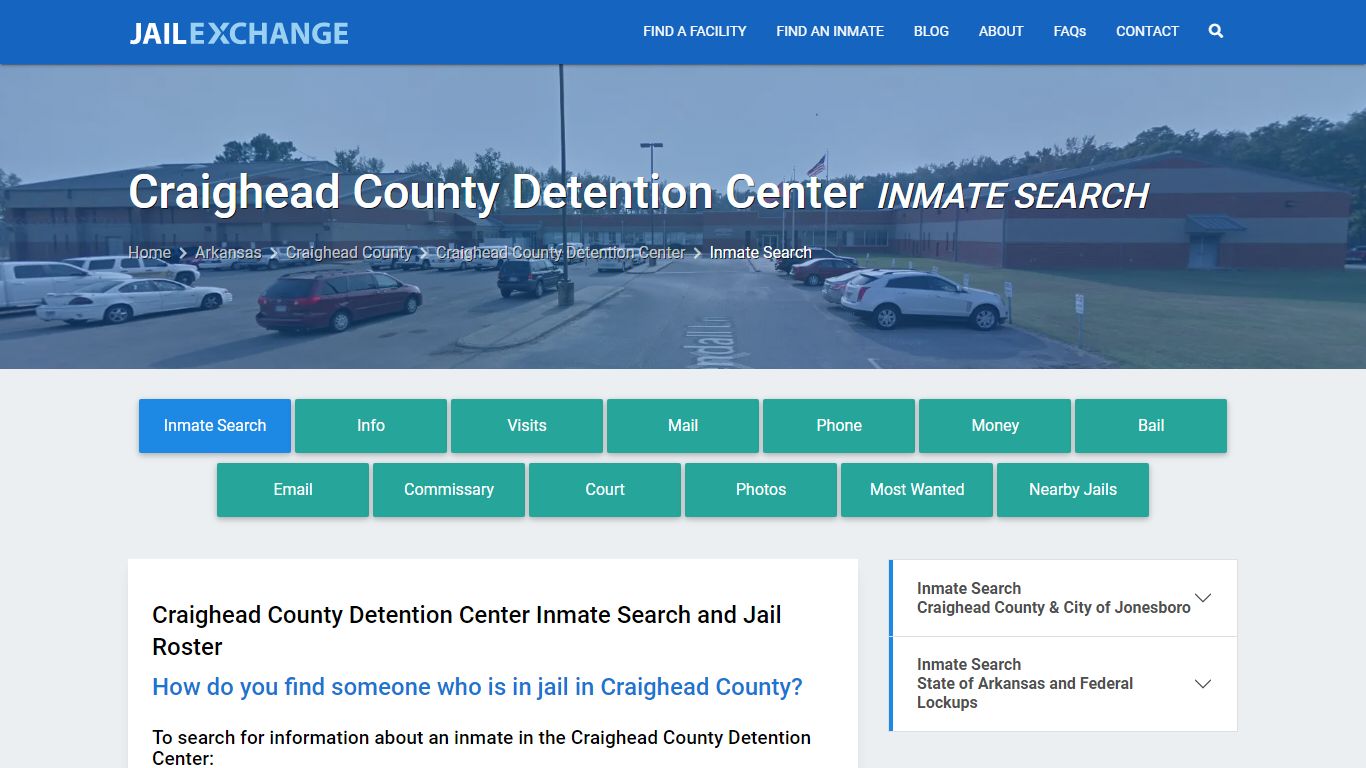 Craighead County Detention Center Inmate Search - Jail Exchange