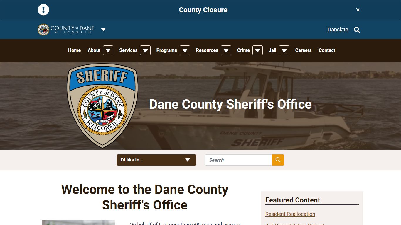 Home Page | Dane County Sheriff's Office