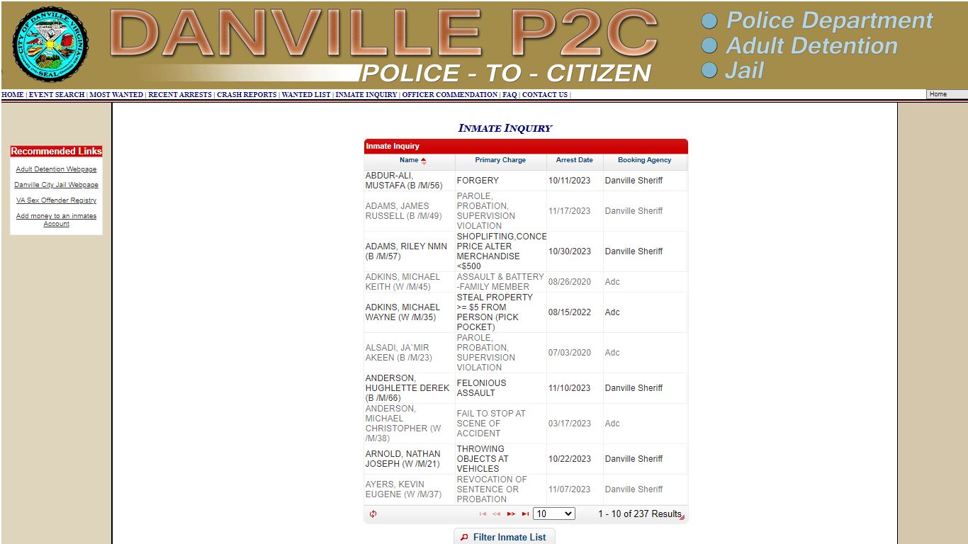 Danville P2C - provided by OSSI