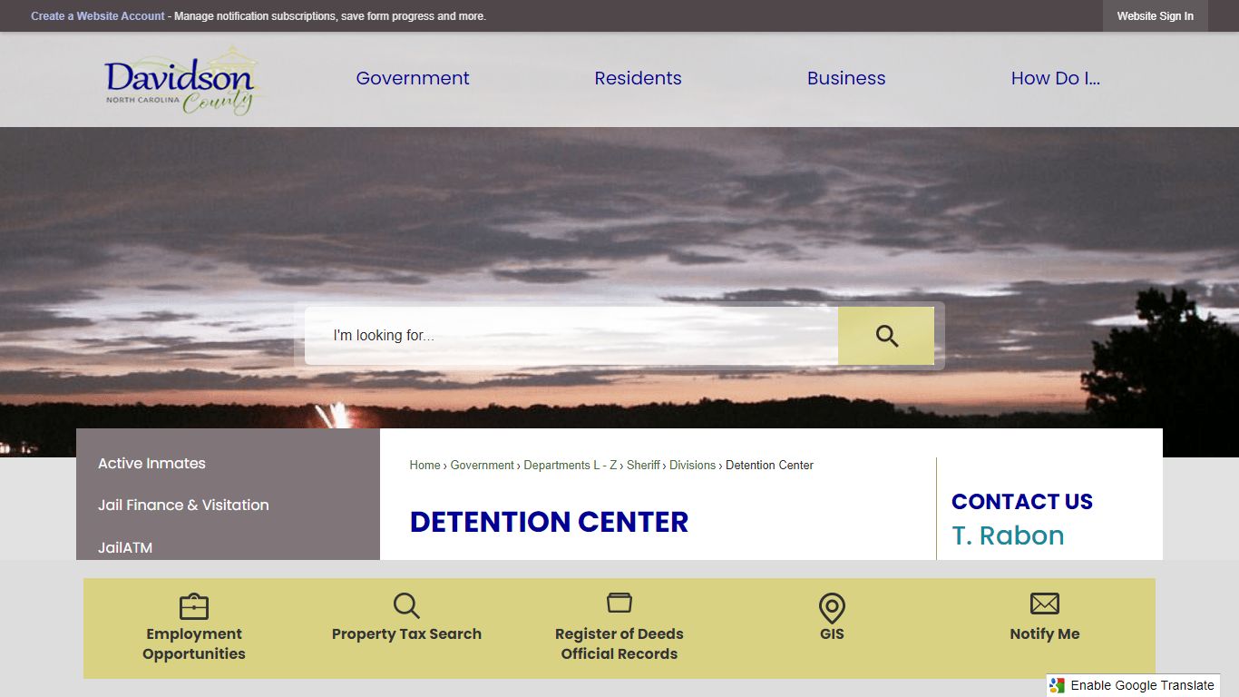 Detention Center | Davidson County, NC