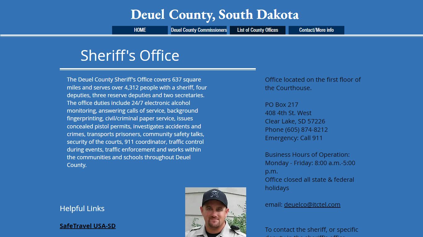 Sheriff's Office | deuelcountysd